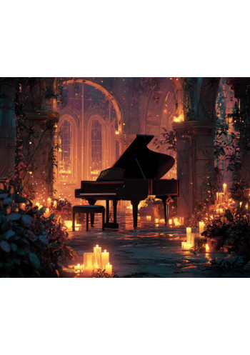 Muzyka Adele i Ed Sheeran przy świecach